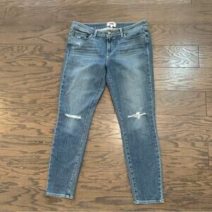 Paige Woman’s Jeans Verdugo Ankle Teagan Destructed Size 32